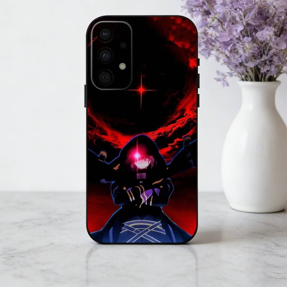 Manga The E-Eminence in S-Shadow phone Case For Samsung Galaxy A73,A72,A71,A70,A53,A52,A51,Others Soft Black Shell