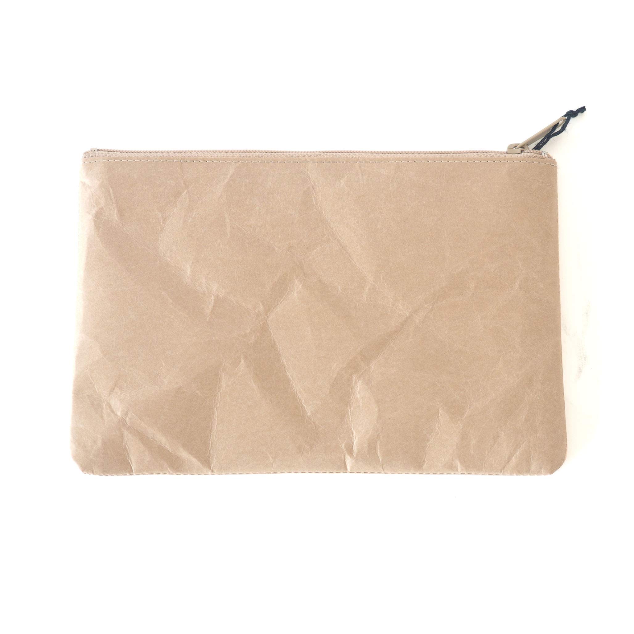 

Large Kamiwa Pencil Case [Wrinkle] (Brown)