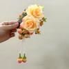 Tassel Thailand Flower Hairpin Sweet Wedding Bride Accessories Thai Hair Accessories  Headwear
