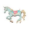 1/3Pcs Brooch Pin Vintage Enamel Horse Design Brooch Zinc Alloy Horse Ornament Christmas Costume Accessory