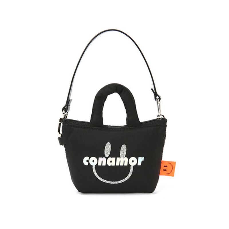 

Conamor Monopadded Mini Charm Keyring - Black black