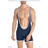 Mens Wrestling Singlet Compression Athletic Bodysuit MMA Boxing Triathlon Powerlifting Gym Fitness