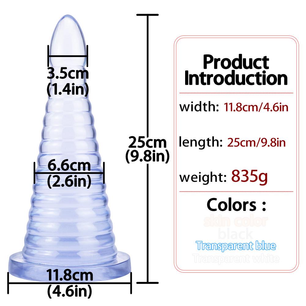Extra-Large Anal Dilator: 9-Model Collection for Gay Fisting, Thickened PVC