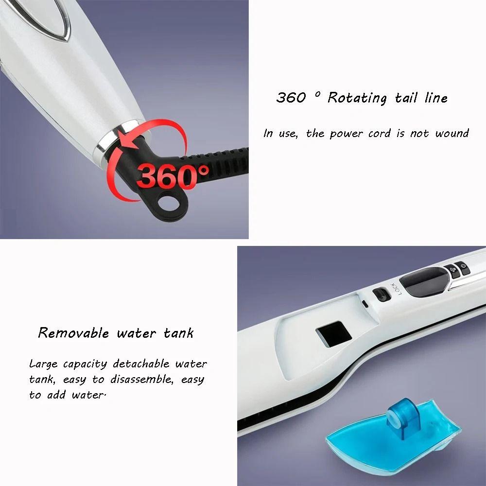 LCD Display Steam Hair Straightener Scalable Electric Hair Straightener  Travel