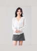2026 Spring/Summer Korean Style Plus Size Women's Hollow Knit Cardigan Sweater