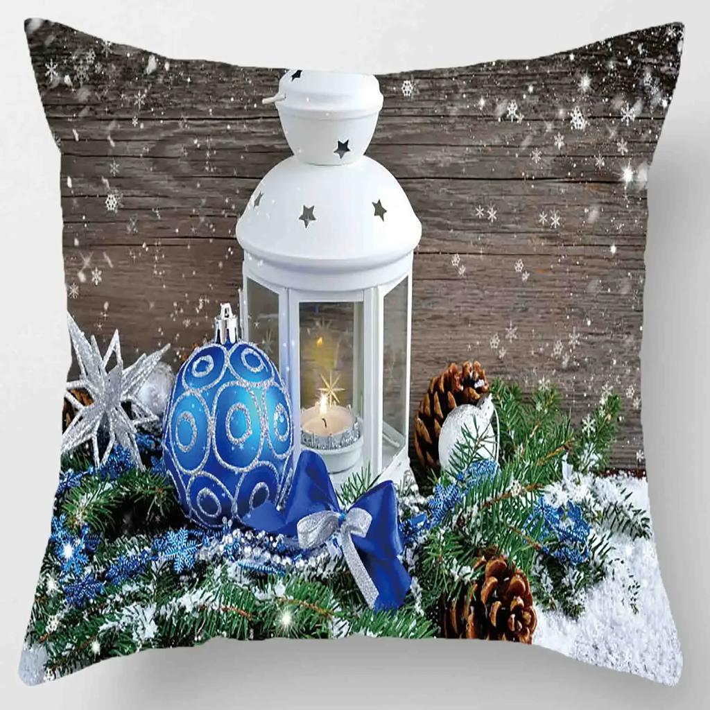 Christmas cushion set 45* 45cm pillowcase ornaments suitable for home Navidad Noel Christmass gifts ornaments