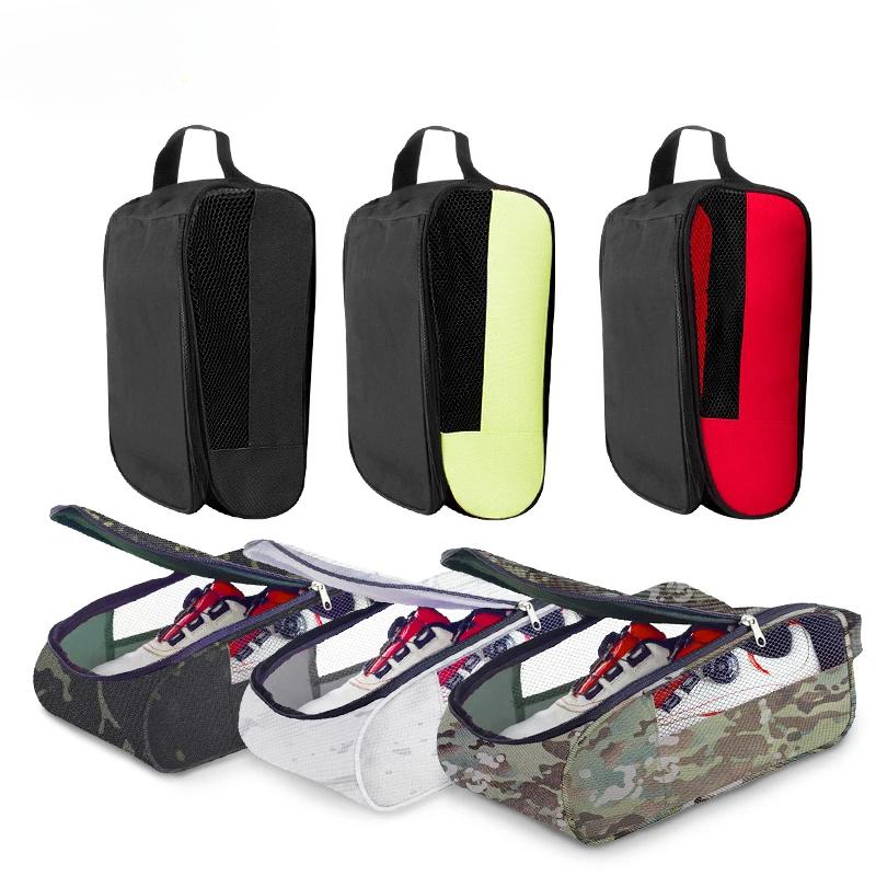 1Pcs Golf Shoes Bag Portable Zipped Sports Bag Shoe Case Breathable Golf Shoe Bag - Zippered Shoe Carrier Bags Case Pocket Pouch