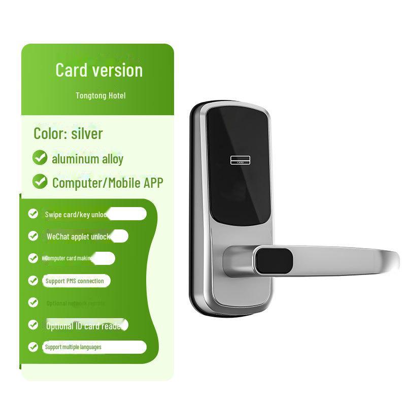 European and American Fingerprint Password Smart Lock with Tuya WiFi - No Drill Installation