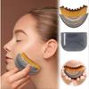 Lymphatic Contour Face Brush, Dry Brushing Massager for Face, Chin & Jawline Sculpting, Portable Lymphatic Drainage Makeup Brush