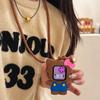 Black KT Cat Silicone Strap for Apple Watch Series 1-8, S10/SE3/Ultra 2.