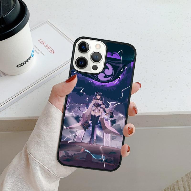 Genshin Impact RAIDENSHOGUN Phone Case For iPhone 17 Air 16 pro max 15 14 plus 12 13 Shell Cover coque
