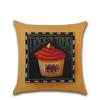 Pumpkin Cake Linen Pillowcase For Halloween Home Decoration**