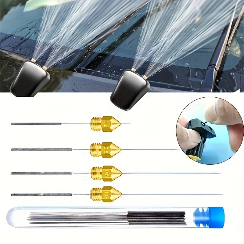Nozzle Cleaning Needle Tool Set: 10pcs, Stainless Steel, with 0.4mm Drill Bits, for V6 Nozzle, 3D Printer Parts