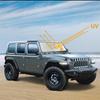 Windshield Sun Shade For Jeep Wrangler JK JKU JL JLU1997-2024,Window Sun Visor For UV Rays & Heat Protection,Duck Windshield Sunshade