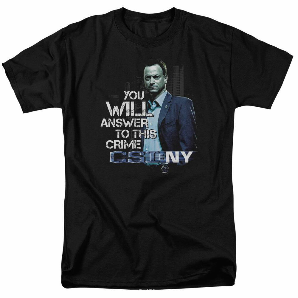 26 CSI New York You Will Answer T Shirt Mens Licensed Classic Merchandise Mac Black Unisex T-Shirt XXXXL