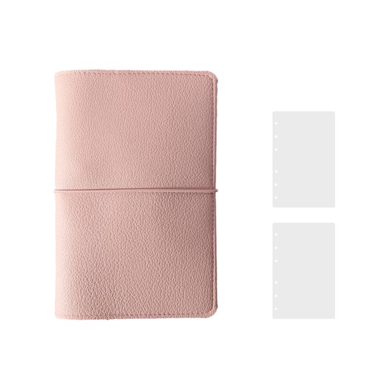 Modernes quadratisches Fotoalbum aus echtem Leder mit transparenten Schutzhüllen 100 Fächer Kapazität Scrapbook
