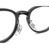 Used BOSLLINGTON SUNGLASS for JAPANESE BLACK  CLEAR/Bosllington Sunglasses Asian Fit Black Boston Wellington Retro Coordination Pollen Countermeasure