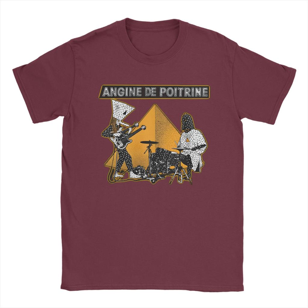 Angina di Petto T-shirt Estiva Cotone Puro T-shirt per Unisex Casual T-shirt Manica Corta Stile Streetwear T-shirt