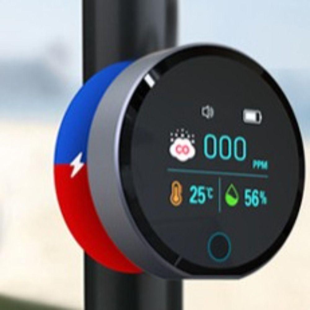 CO Air Detector Magnetic Suction Air Quality Monitor Portable Carbon Monoxide Detector  Travel
