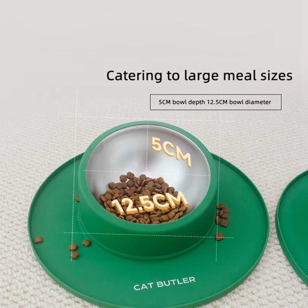 Spill-proof Cat Dog Water Bowls Anti Slip Pet Tableware Portable Pet Food Bowl Drinking