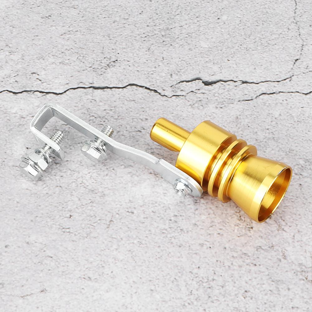 Car Turbine Whistle Exhaust Pipe Speaker Modified Automobile Motorcycle Car AccessoriesGold