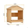 Pollaio per Galline Installazione Facile Protezione Uova Accessori Legno Gabbia per Uccelli Anatra
