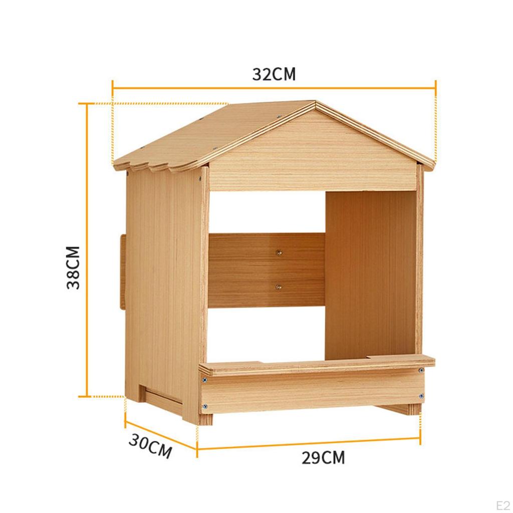 Pollaio per Galline Installazione Facile Protezione Uova Accessori Legno Gabbia per Uccelli Anatra