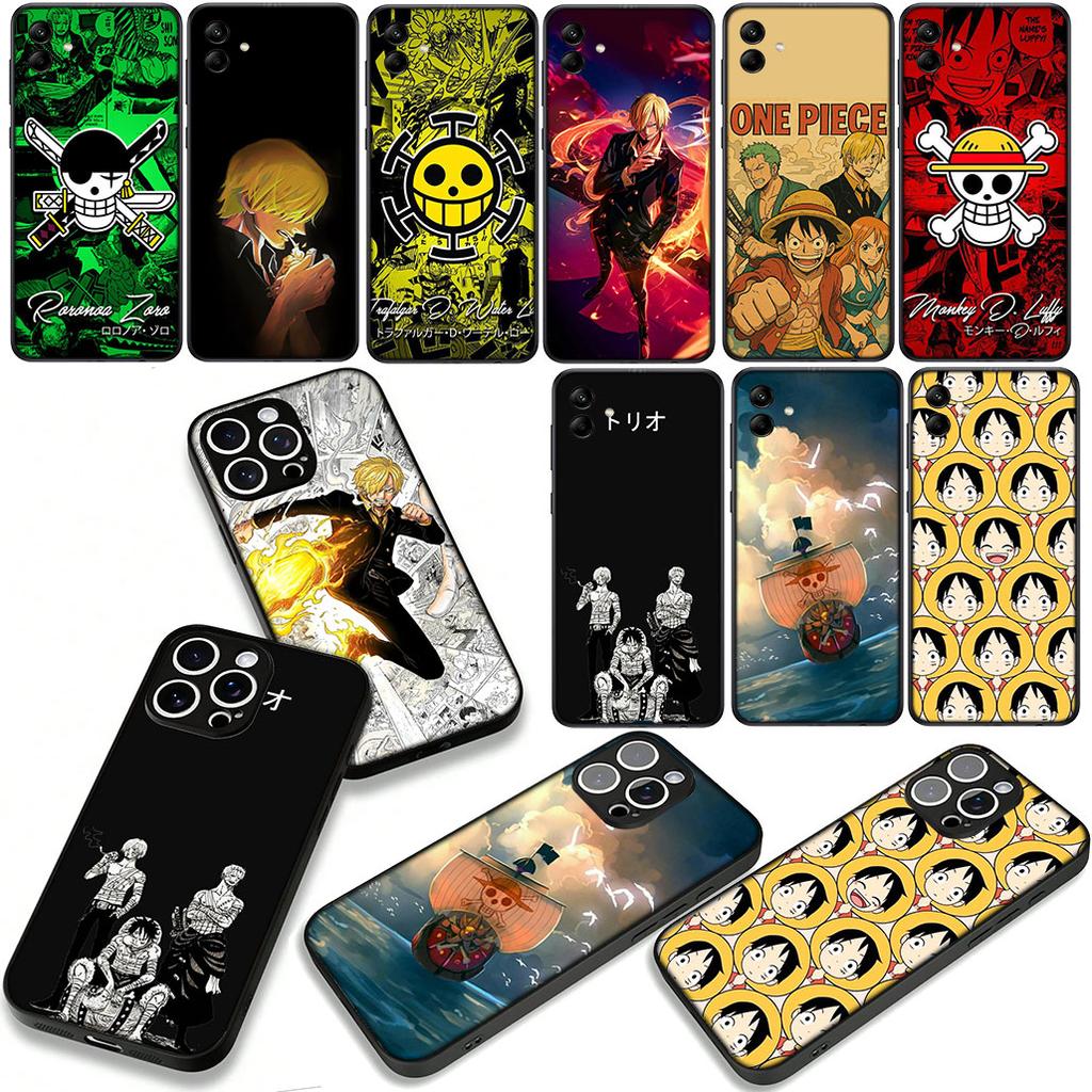 Roronoa Zoro ONE Sanji Luffy PIECES Cover Phone Case for Apple iPhone 16 15 14 Plus 13 12 Mini 17 Pro Max + 16E Air 16+ ProMax