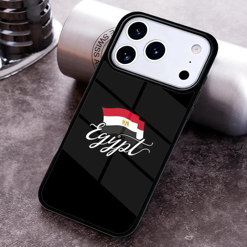 Egypt Flag Phone Case For iPhone 17 16 15 14 13 12 11 Pro Max Plus 17Air Soft Silicone Cover
