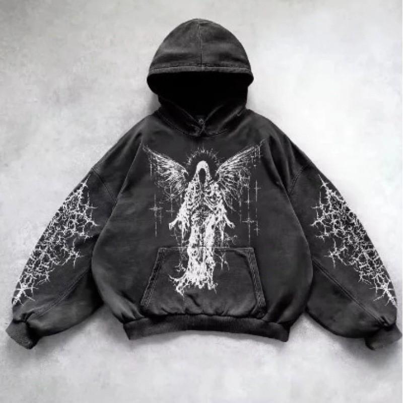 Unisex Oversized Hooded Sweatshirt With 3D Print Streetwear Long Sleeve Pullover Winter Casual Wear