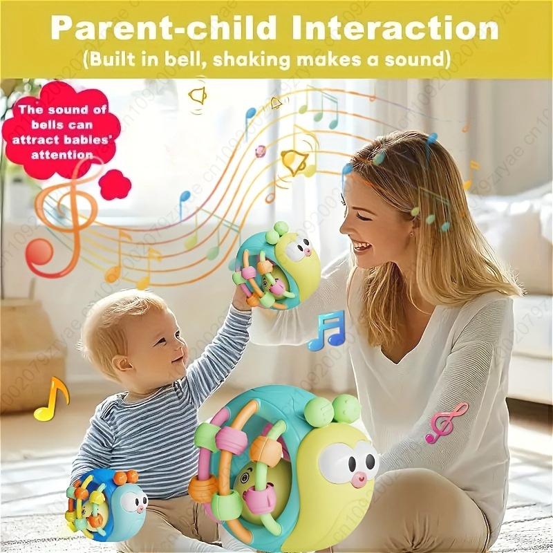 Cute And Interesting Hand-Held Baby Rattle,Early Education Plastic Ball,Birthday Gifts, Christmas, Newborn Souvenir Toy Ball