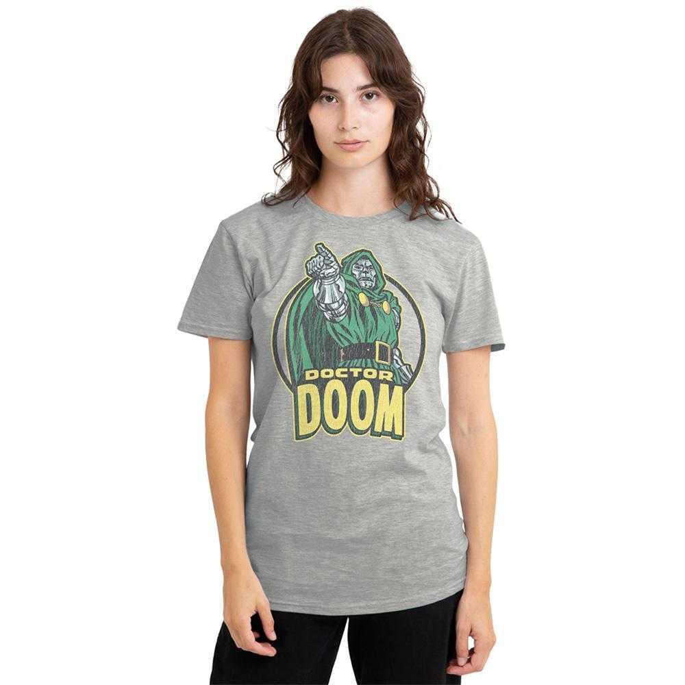 Doctor Doom Womens/Ladies Points Retro T-Shirt