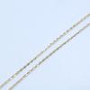 agete K10 0.03ct 1P Diamond Necklace Yellow GoldUsed