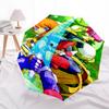 1pc Auto-Folding Outdoor Umbrella with Mega Man, Zero, and Rockman Exe Design - Portable 3-Fold for Outdoor Use, Travel, and Gifts.L009