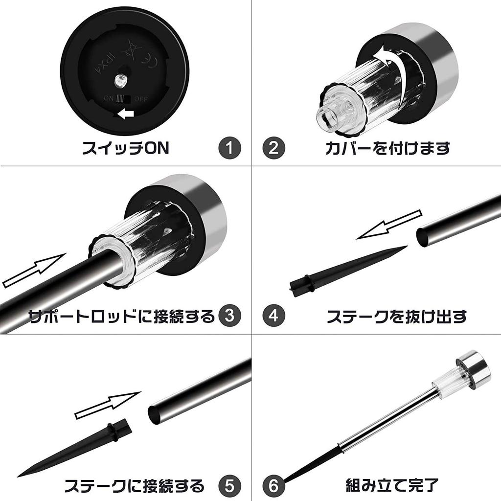 Set of 12 LED Garden with Light Automatically Turns On At Security Ideal for and Daylight White Lights, Solar-Powered, Waterproof, Recessed, Sensor,