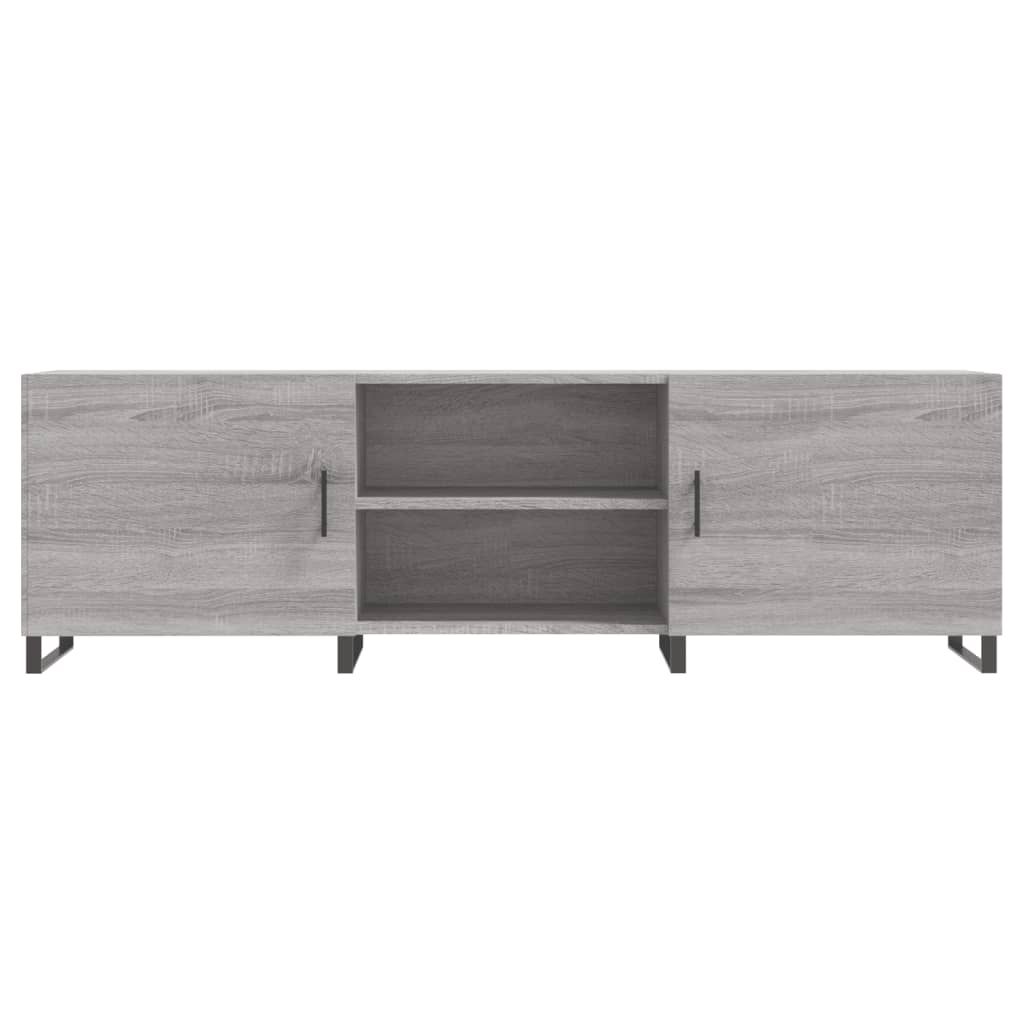 TV Cabinet Gray Sonoma 150x30x50 cm Particleboard