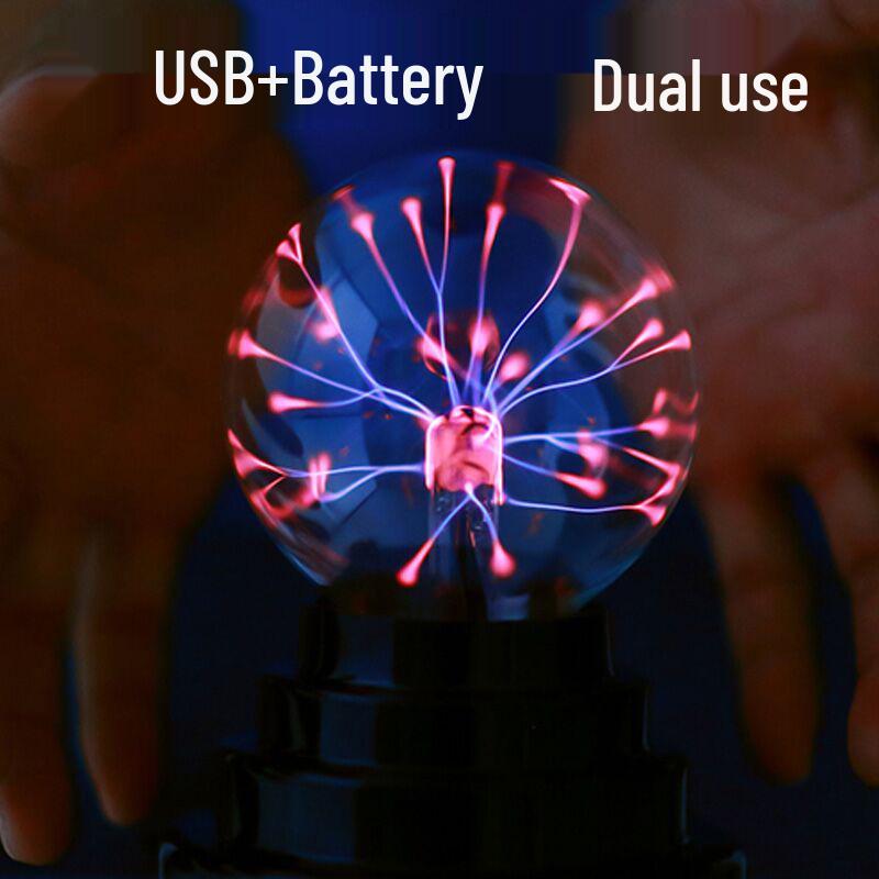 3" USB Electrostatic Lightning Ball Night Light 