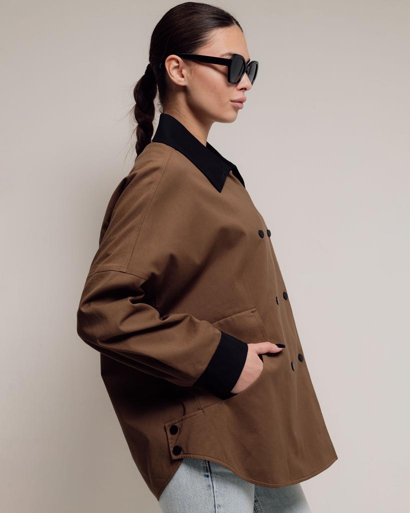 Windbreaker Clasna 229008 46 Brown