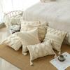 Cheap  Price 30x50 45x45 Cm Tufted Throw Pillow Cushion Case Luxury Quality Bohemian Cushion Covers With Tassels