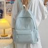 Colored Candy Simple Student Lightweight Backpack For School And Daily Use