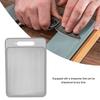 Double Sided Cutting Board Double Sided Cutting Board Rapid Thawing and Grinding Plate with Knife Sharpener for Kitchen
