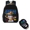 American Hip-hop Mariah Carey Singer Student Backpack School Bag Hiking Travel Daypack for Men Women Bookbag Shoulder Bags