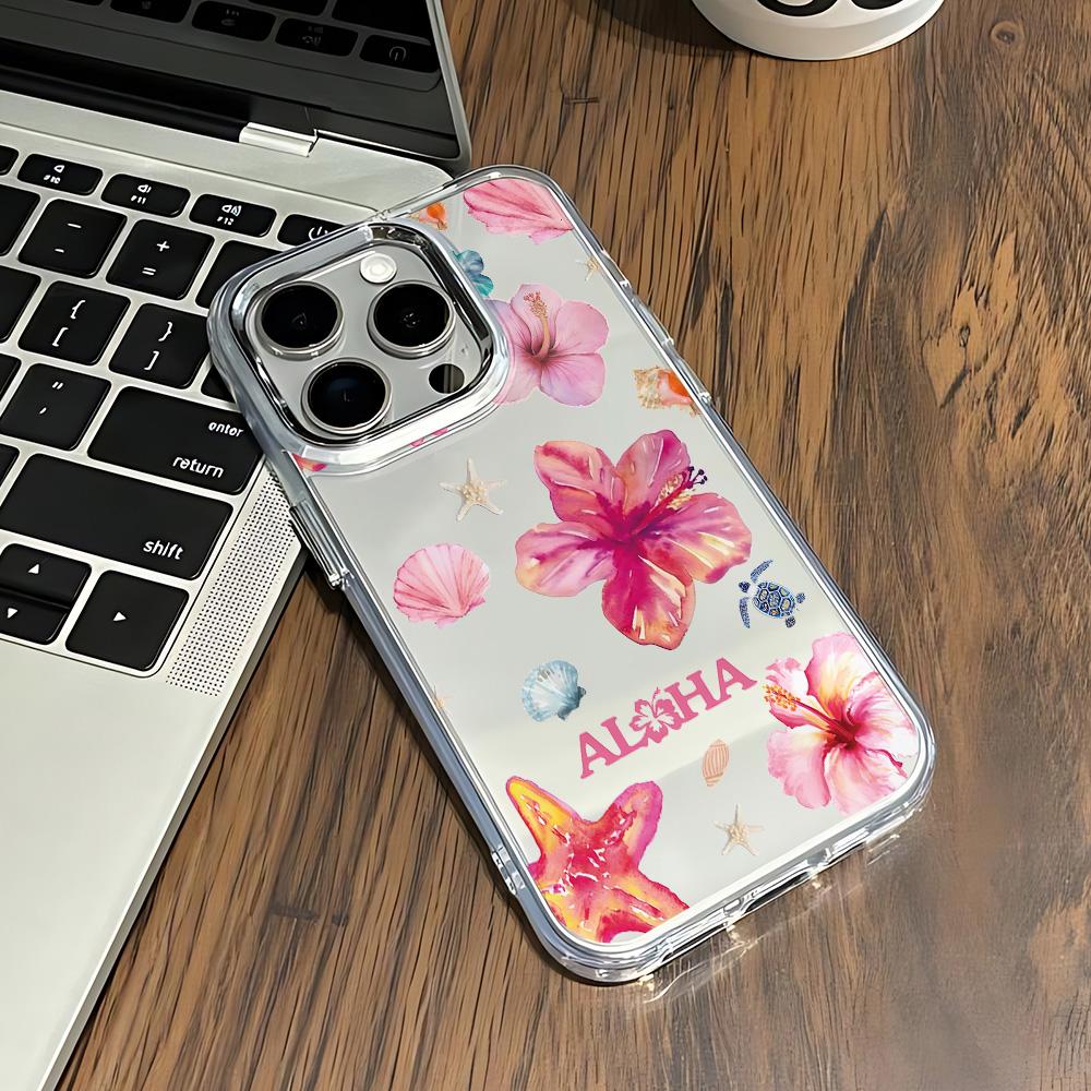 Summer Marine Life Phone Case for Samsung Galaxy S25 S24 S23 S22 S21 S20 Note20 FE Ultra Edge Plus 4G 5G Transparent Soft Cover
