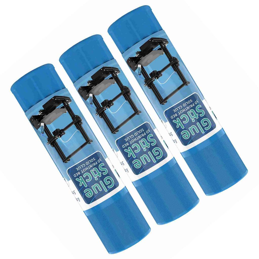 3D Printer Glue Sticks PVP Solid Glue Sticks Non Toxic Washable for Hot Bed Platform Glass Plate Easy Removing 6PCS