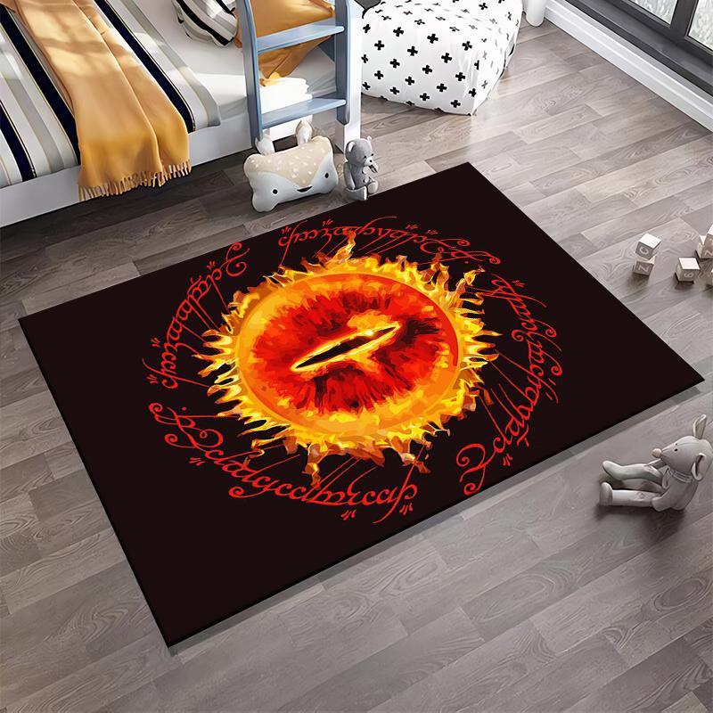 Eye of Sauron Design Rug Non-slip Rug Suitable for Living Room and Bedroom Sofas.
