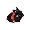 1 Pair Untamed Brooch Rabbit Clothes Pin Badge Jewelry Gift