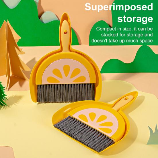 2 ks/sada Smeták Lopatka Sada Vzor ovoce Malá Přenosná Měkké štětiny Klávesnice Stolní počítače Rohy Mini Čisticí sada