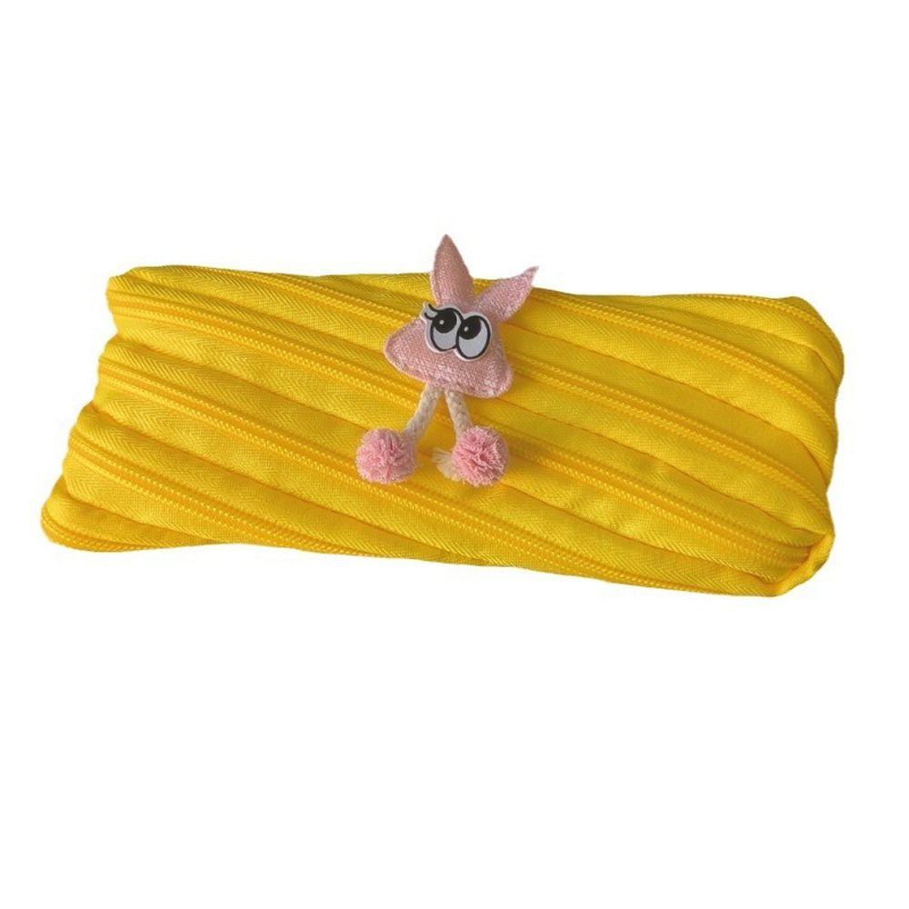 

Multi-function Pencil Bag Storage Bag Pen Bags Coin Purse Wallets Stationery Bag School Supply жовтий