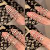 Elegant & Versatile Women's Sparkly Diamond Ring - Sweet, Cool, and Fashionable