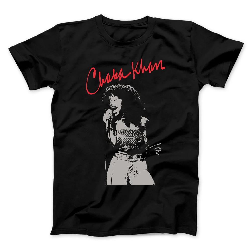 VTG Chaka Khan Tour T-Shirt Unisex Short Sleeve Cotton S to 5XL EN345 Unisex T-Shirt XL